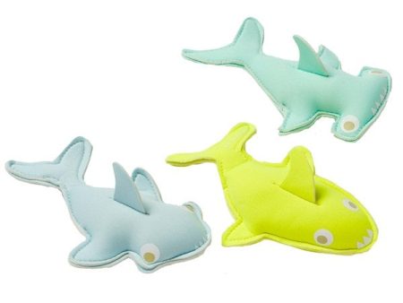 SunnyLife Dive Buddies Salty the Shark Aqua Neon Yellow For Discount