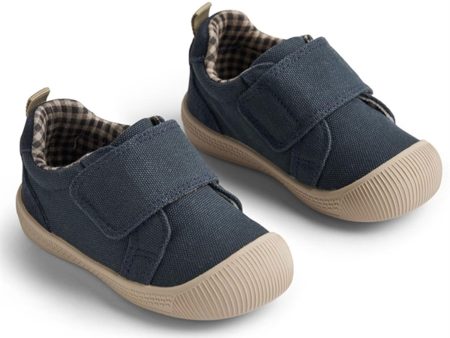 Wheat Sko Prewalker Velcro Kei Navy For Cheap