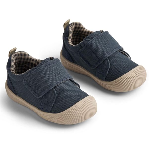 Wheat Sko Prewalker Velcro Kei Navy For Cheap