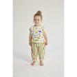 Bobo Choses Baby Vertical Stripes Woven Bukser Baggy Offwhite Hot on Sale