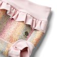 Wheat Rainbow Flowers Neoprene Babybadebukser Ruffle For Discount