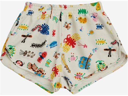 Bobo Choses Funny Insects All Over Løbeshorts Offwhite Cheap