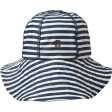 Wheat Indigo Stripe UV Solhat Fashion