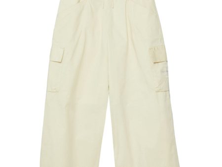 Calvin Klein Wide Leg Cargo Bukser Green Haze on Sale