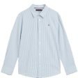 Tommy Hilfiger Seersucker Stripes Skjorte Blue Spell Stripe Online now