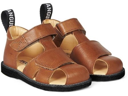 Angulus Begyndersandal M. Velcrolukning Cognac For Sale