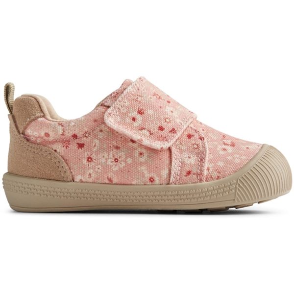 Wheat Sko Prewalker Velcro Kei Print Rosette Flowers Online