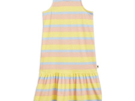 Mini Rodini Pastel Stripe Tank Kjole Multi For Sale