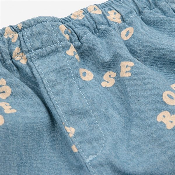 Bobo Choses Baby Bobo Choses Circle Denim Bermuda Shorts Denim Short Light Blue Discount