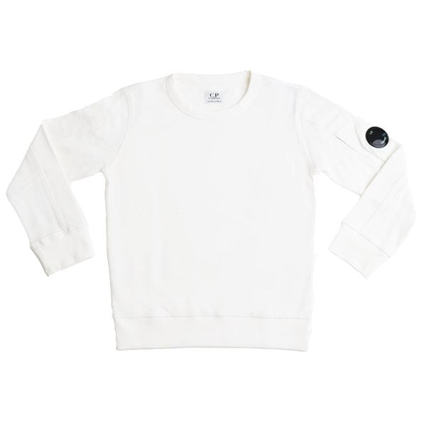 C.P. Company Gauze White Sweatshirt For Discount