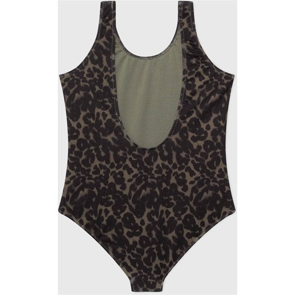 Calvin Klein Badedragt Ck Leopard Olive Aop on Sale