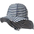 Wheat Indigo Stripe UV Solhat Fashion