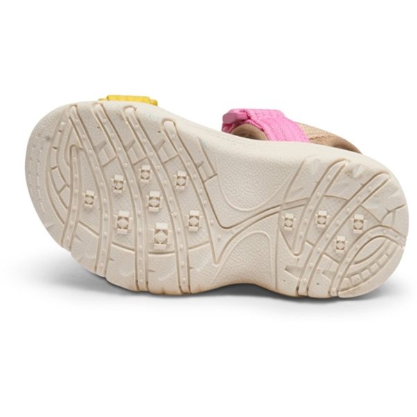 Bisgaard Nico Sandal Yellow Pink For Discount