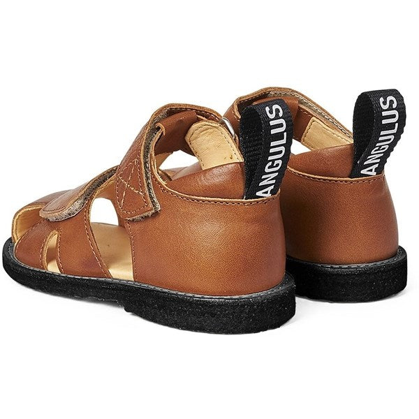 Angulus Begyndersandal M. Velcrolukning Cognac For Sale