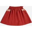 Bobo Choses Pockets Woven Nederdel Knee Length Burgundy Red Sale