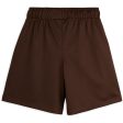 Mini Rodini Brown Basket Mesh Sp Shorts For Sale