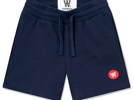 Wood Wood Navy Victor Kids Shorts Discount