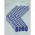 Bobo Choses Bobo Shadow Sweatshirt Round Neck Navy Blue on Sale