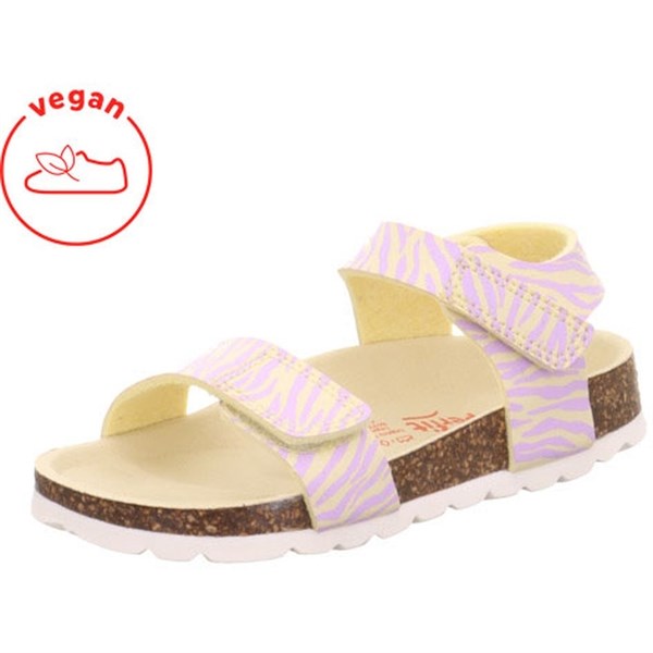 Superfit Fussbettpantoffel Sandaler Yellow Pink For Cheap