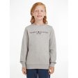 Tommy Hilfiger Essential Sweatshirt Light Grey Heather For Cheap