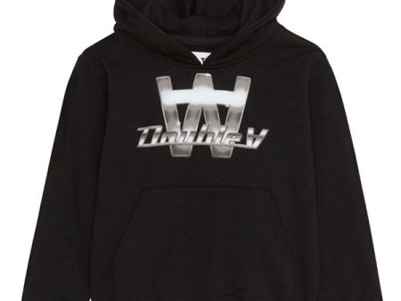 Wood Wood Black Izzy Chrome Combo Hoodie Supply