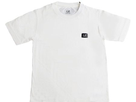 C.P. Company Gauze White T-shirt Online Hot Sale