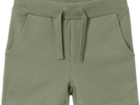 Name it Oil Green Hiko Sweat Shorts For Sale