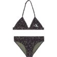 Calvin Klein Bikini Ck Leopard Olive Aop Online now