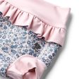 Wheat Blue Flower Meadow Neoprene Babybadebukser Ruffle Fashion