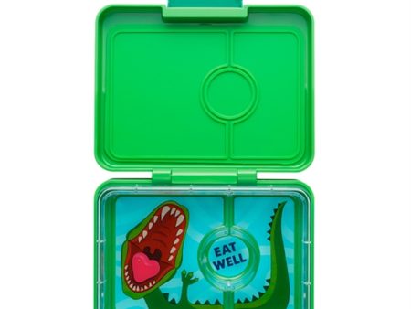 Yumbox Snack 3 Rum Madkasse Jurassic Green Dinosaur Online