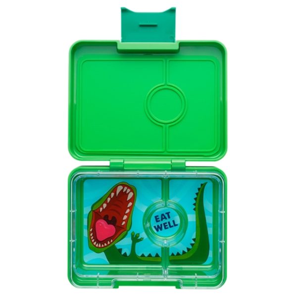 Yumbox Snack 3 Rum Madkasse Jurassic Green Dinosaur Online