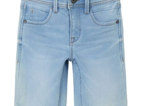 Name it Light Blue Denim Silas Slim Denim Shorts Noos For Cheap