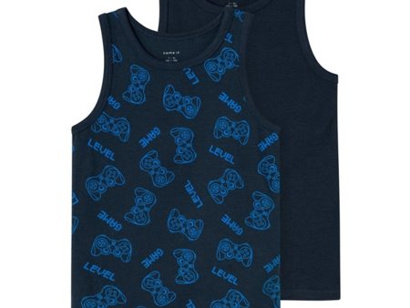 Name it Dark Sapphire Gamer Tank Top 2-pak Noos Online now