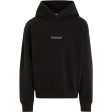 Calvin Klein Pixel Logo Terry Relaxed Hoodie Ck Black Online