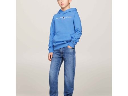 Tommy Hilfiger Essential Hættetrøje Blue Spell on Sale