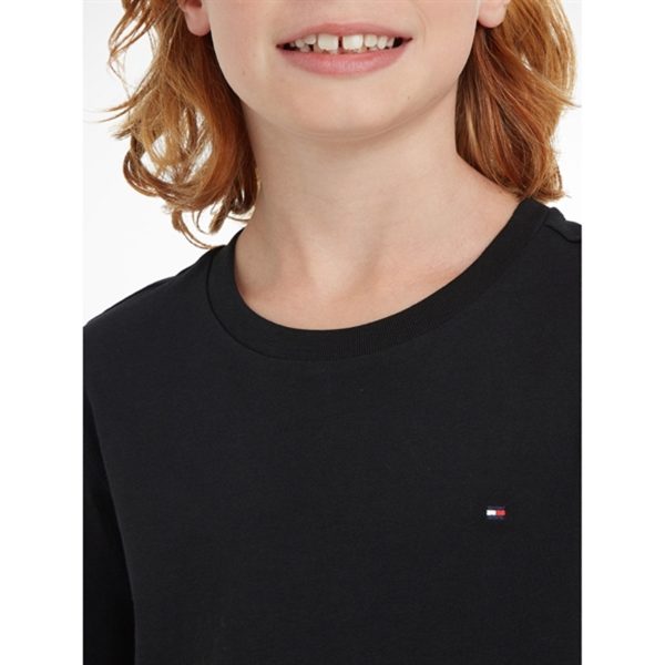 Tommy Hilfiger Boys Basic CN Bluse Meteorite Supply