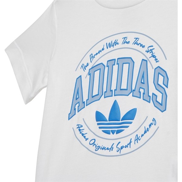 adidas Originals White Night Indigo Shorts Tee Sæt Online now