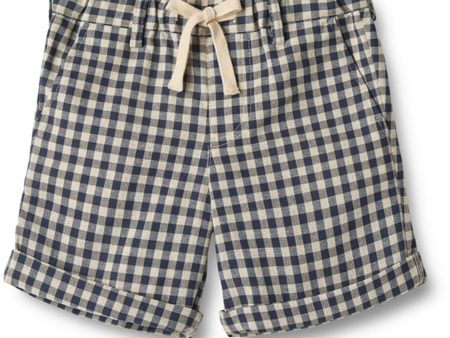 Wheat Blue Check Shorts Holger Sale