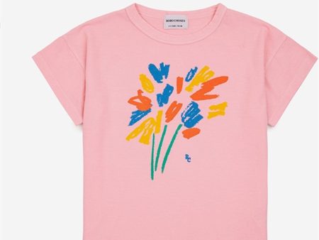 Bobo Choses Fireworks T-Shirt Pink Online now