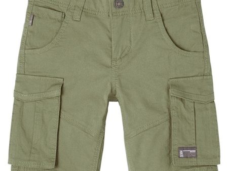 Name it Deep Lichen Green Ryan Twill Shorts Noos Supply