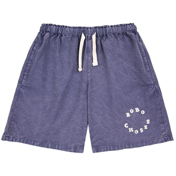 Bobo Choses Bobo Choses Circle Woven Bermuda Shorts Prussian Blue Discount