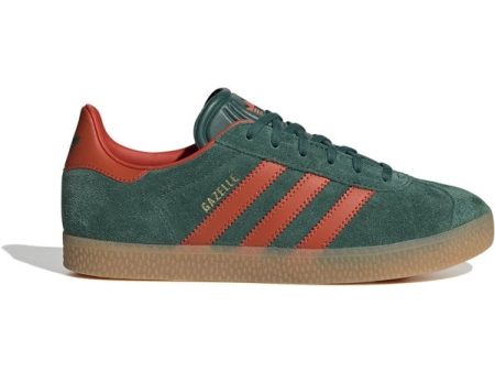 adidas Originals GAZELLE J Sneakers Collegiate Green   Preloved Red   Gum For Cheap