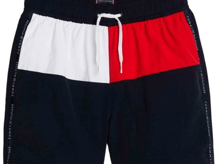 Tommy Hilfiger Medium Drawstring Badeshorts Desert Sky Online Sale