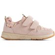 Wheat Sneaker Double Velcro Toney Print Rose Ballet Hot on Sale