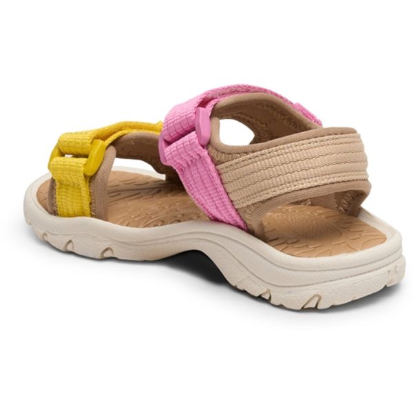 Bisgaard Nico Sandal Yellow Pink For Discount