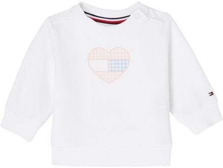 Tommy Hilfiger Baby Gingham Flag Sweatshirt White Online