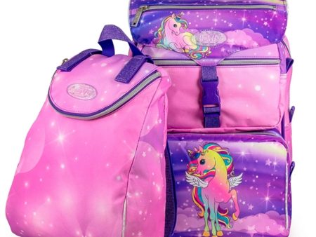 JEVA Beginners Skoletaske Unicorn Friends Supply