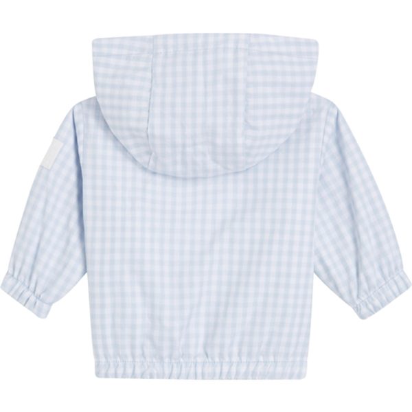 Tommy Hilfiger Baby Reversible Gingham Jakke White   Blue Check For Discount