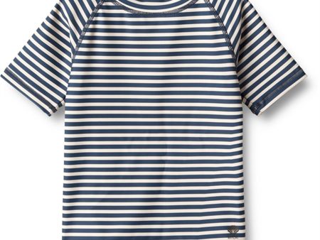 Wheat Indigo Stripe Bade T-shirt Jackie For Sale