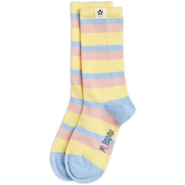 Mini Rodini Pastel Stripe Sokker Multi Hot on Sale